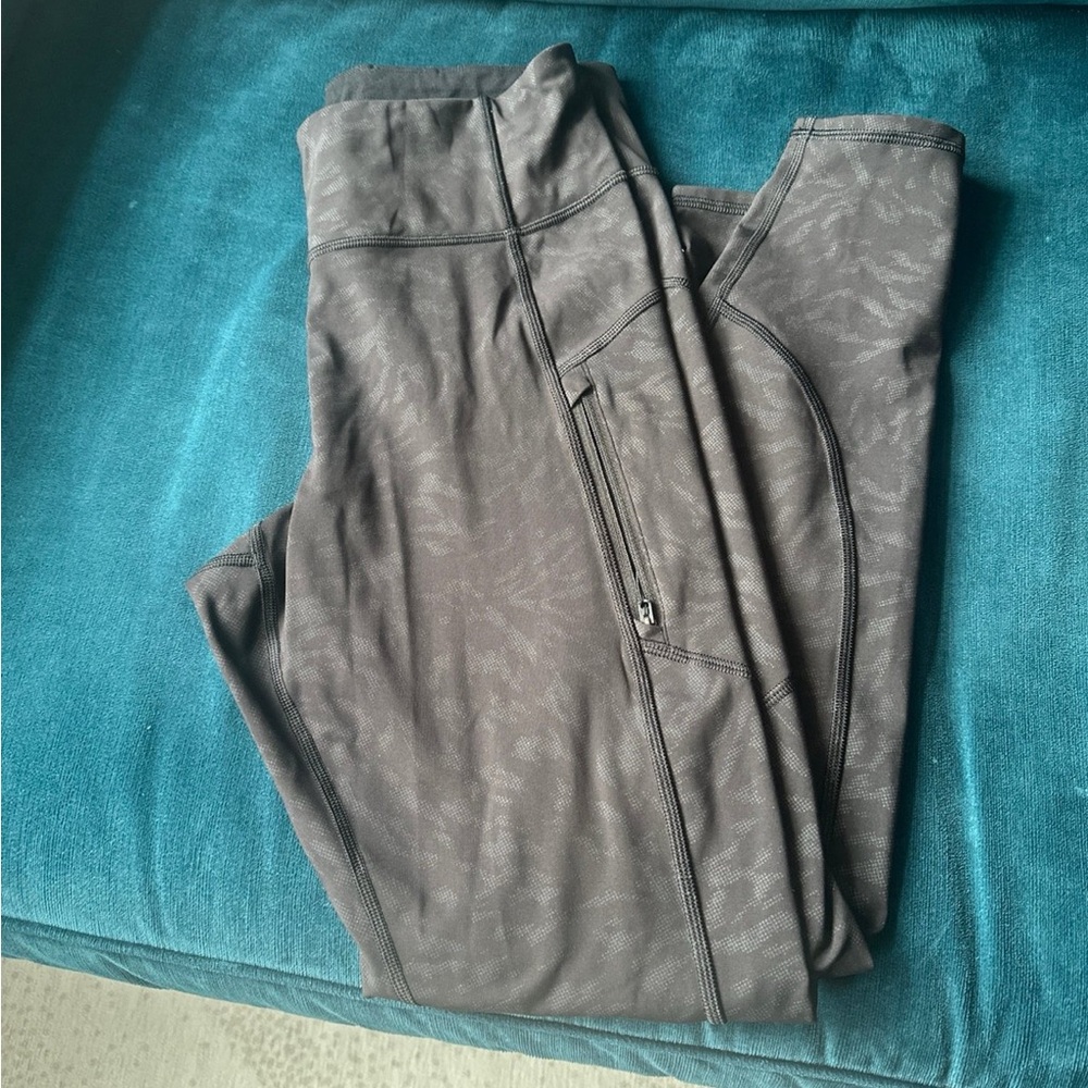 Athleta Gray Rainier Leggings